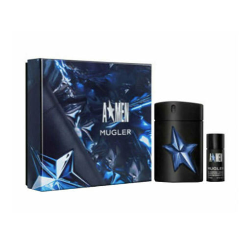 Thierry Mugler A Men Refillable Gift Set: EdT 100ml+DS 20ml