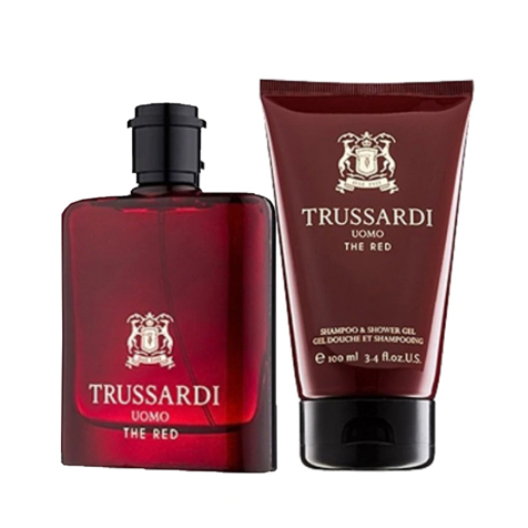 Trussardi Uomo The Red Gift Set: EdT 50ml+SG 100ml